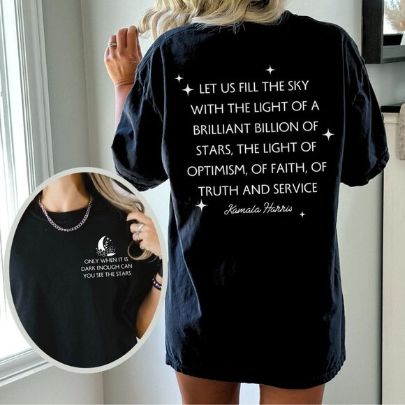 Edgar Allen Poe Kamala Harris quote tee - Picture 1 of 1